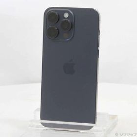 〔中古品〕 iPhone15 Pro Max 256GB ブルーチタニウム MU6T3J／A SIMフリー【348】