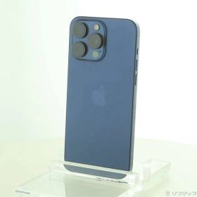 〔中古品〕 iPhone15 Pro Max 256GB ブルーチタニウム MU6T3J／A SIMフリー【269】
