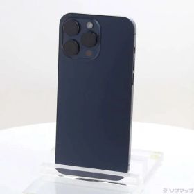 〔中古品〕 iPhone15 Pro Max 256GB ブルーチタニウム MU6T3J／A SIMフリー【377】