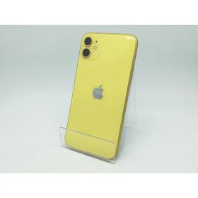 【中古】Apple SoftBank 【SIMロック解除済み】 iPhone 11 128GB イエロー MWM42J/A【柏】保証期間1週間【ランクC】