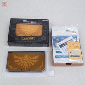 1円〜 未使用 New ニンテンドー3DS LL 本体 RED-001 ハイラルエディション 任天堂 Nintendo 箱説付【10