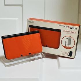 【動作品 良品】 Nintendo 3DS LL リミテッドパック オレンジ×ブラック 本体+箱+説明書 ／ 24時間内発送 東京発送 厳重梱包