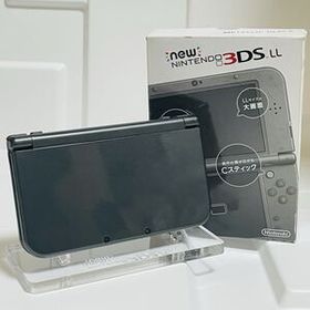 【動作品 良品】 New Nintendo 3DS LL メタリックブラック 本体+箱+説明書 ／ 24時間内発送 東京発送 厳重梱包