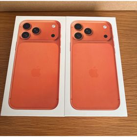 アップル iPhone17 ProMax 256GB コズミックオレンジ」 2台(スマートフォン本体)