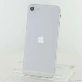 〔中古品〕 iPhone SE 第2世代 256GB ホワイト MXVU2J／A SIMフリー【344】