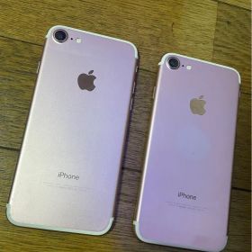 Apple iPhone7 ローズゴールド2台 ジャンク