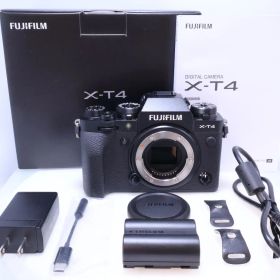 【超極美品】FUJIFILM X-T4 ボディ ブラック X-T4-B ミラーレス一眼カメラ
