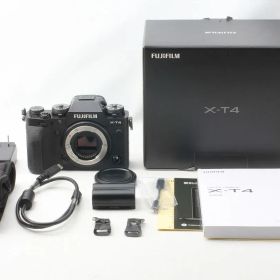 フジフィルム FUJIFILM X-T4 ボディ ブラック 付属品満載 元箱◇48993