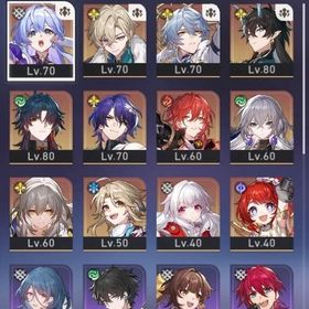 【引退垢】星5キャラ11人 | 崩壊スターレイル(崩スタ)のアカウントデータ、RMTの販売・買取一覧