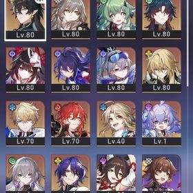 刃＋着かない彼岸 飲月＋陽光より輝くもの | 崩壊スターレイル(崩スタ)のアカウントデータ、RMTの販売・買取一覧