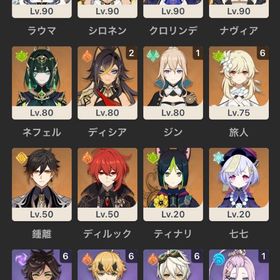 クロリンデ完凸 ラウマ ネフェル シロネン ナヴィア 鍾離 | 原神のアカウントデータ、RMTの販売・買取一覧