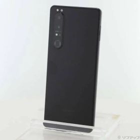〔中古品〕 Xperia 1 III 256GB フロストブラック SO-51B docomoロック解除SIMフリー【198】