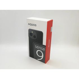 【未使用】SHARP 国内版 【SIMフリー】 AQUOS sense9 ブラック 6GB 128GB SH-M29【川越クレアモール】保証期間3ヶ月