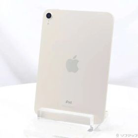 〔中古品〕 iPad mini 第6世代 64GB スターライト MK7P3J／A Wi-Fi【377】