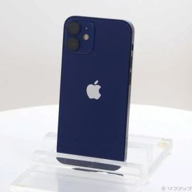 〔中古品〕 iPhone12 mini 64GB ブルー MGAP3J／A SIMフリー【198】