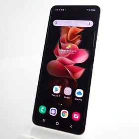 【SIMフリー】Galaxy Z Flip3 5G SCG12 クリーム 利用制限〇 au版