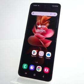 【SIMフリー】Galaxy Z Flip3 5G SCG12 クリーム 利用制限〇 au版