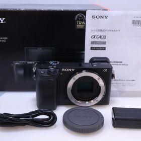 【極美品】SONY α6400 ボディ ブラック ILCE-6400 APS-C ミラーレス一眼カメラ