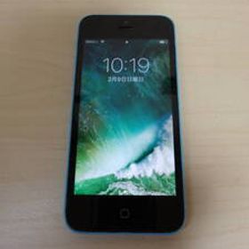 [送料無料 即決] APPLE Softbank iPhone5C 32GB ブルー MF151J/A 難あり