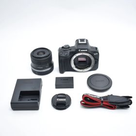 B#9762 Canon ミラーレス一眼カメラ EOS R50 標準ズームレンズキット(RF-S18-45) ブラック/APS-C/約375g EOSR50BK-1845ISSTMLK