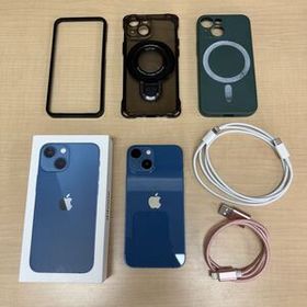 （美品）iPhone 13 mini (MLJY3J/A) 512GB Blue / ネットワーク利用制限 〇