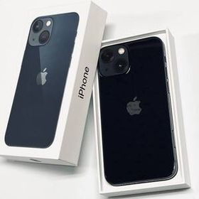 【ブラックフライデーSALE】【中古美品】SIMフリー iPhone13 mini 128GB ミッドナイト MLJC3J/A ≪docomo版(SIMロック解除済み),判定〇 ≫