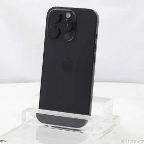 〔中古品〕 iPhone16 Pro 128GB ブラックチタニウム MYMV3J／A SIMフリー【198】