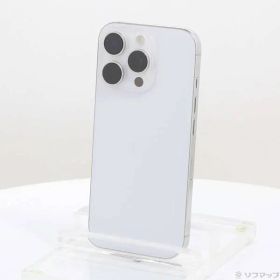 〔中古品〕 iPhone16 Pro 256GB ホワイトチタニウム MYN13J／A SIMフリー【344】