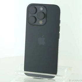〔中古品〕 iPhone16 Pro 256GB ブラックチタニウム MYN03J／A SIMフリー【295】