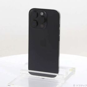 〔中古品〕 iPhone16 Pro 256GB ブラックチタニウム MYN03J／A SIMフリー【368】