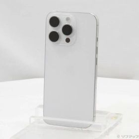 〔中古品〕 iPhone16 Pro 256GB ホワイトチタニウム MYN13J／A SIMフリー【258】