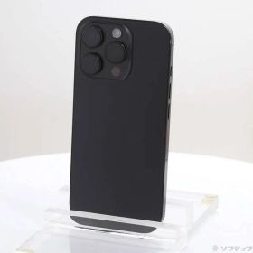 〔中古品〕 iPhone16 Pro 256GB ブラックチタニウム MYN03J／A SIMフリー【262】