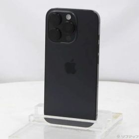 〔中古品〕 iPhone16 Pro 256GB ブラックチタニウム MYN03J／A SIMフリー【371】