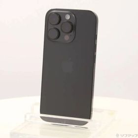 〔中古品〕 iPhone16 Pro 256GB ブラックチタニウム MYN03J／A SIMフリー【349】