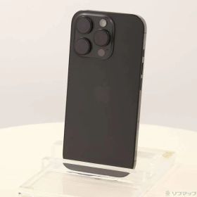 〔中古品〕 iPhone16 Pro 256GB ブラックチタニウム MYN03J／A SIMフリー【344】