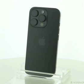 〔中古品〕 iPhone16 Pro 256GB ブラックチタニウム MYN03J／A SIMフリー【348】