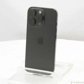 〔中古品〕 iPhone16 Pro 256GB ブラックチタニウム MYN03J／A SIMフリー【262】