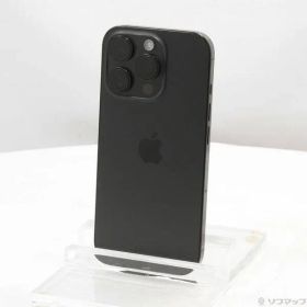 〔中古品〕 iPhone16 Pro 256GB ブラックチタニウム MYN03J／A SIMフリー【198】