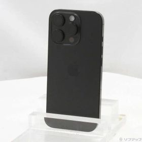 〔中古品〕 iPhone16 Pro 512GB ブラックチタニウム MYN43J／A SIMフリー【198】