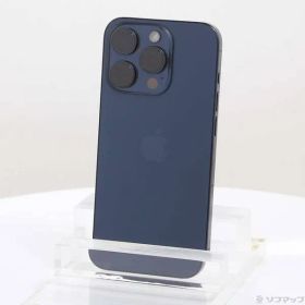 〔中古品〕 iPhone15 Pro 128GB ブルーチタニウム MTUA3J／A SIMフリー【297】