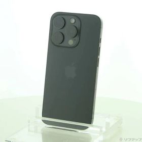 〔中古品〕 iPhone15 Pro 256GB ブラックチタニウム MTUC3J／A SIMフリー【305】