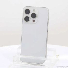 〔中古品〕 iPhone15 Pro 256GB ホワイトチタニウム MTUD3J／A SIMフリー【258】
