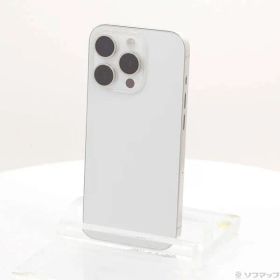 〔中古品〕 iPhone15 Pro 256GB ホワイトチタニウム MTUD3J／A SIMフリー【348】