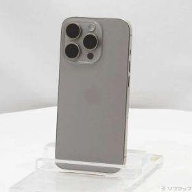 〔中古品〕 iPhone15 Pro 256GB ナチュラルチタニウム MTUF3J／A SIMフリー【276】