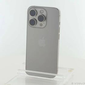 〔中古品〕 iPhone15 Pro 256GB ナチュラルチタニウム MTUF3J／A SIMフリー【258】