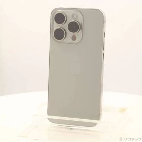 〔中古品〕 iPhone15 Pro 256GB ナチュラルチタニウム MTUF3J／A SIMフリー【344】