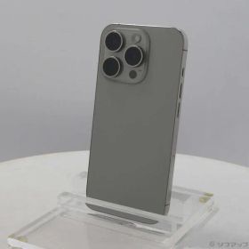 〔中古品〕 iPhone15 Pro 256GB ナチュラルチタニウム MTUF3J／A SIMフリー【251】