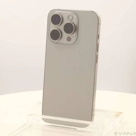 〔中古品〕 iPhone15 Pro 256GB ナチュラルチタニウム MTUF3J／A SIMフリー【352】