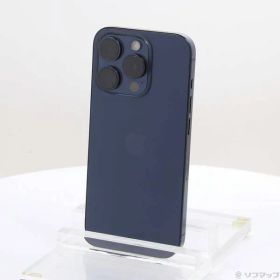 〔中古品〕 iPhone15 Pro 256GB ブルーチタニウム MTUG3J／A SIMフリー【269】
