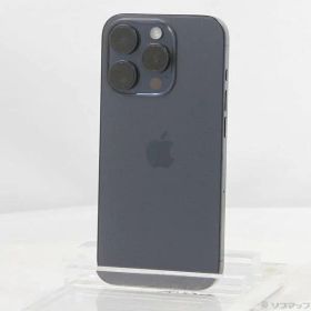 〔中古品〕 iPhone15 Pro 256GB ブルーチタニウム MTUG3J／A SIMフリー【368】